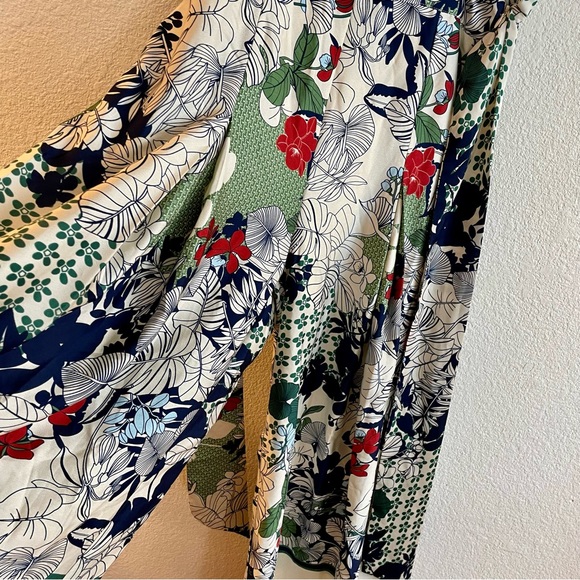 Gracia Nature Tie Waist Long Loose Palazzo Pants Size M - Picture 5 of 8